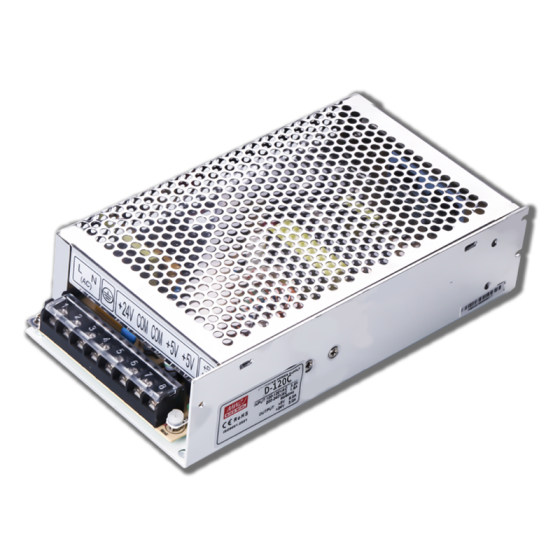 Dual output switching power supply 120W/5V6A/24V4