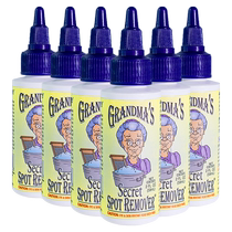 (Self-operated) Grandmas Secret Clothes Stain Remover 59ml*6 Special Laundry Detergent for Decontamination and Cleaning Oil and Blood Stains