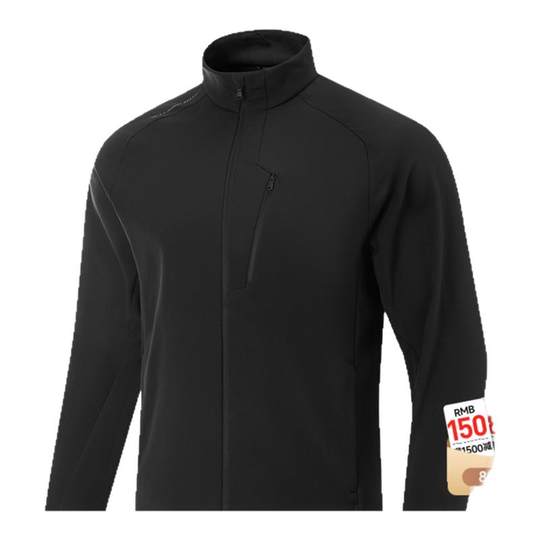 Li Ning chaqueta deportiva repelente al agua con cuello levantado para hombre ropa deportiva