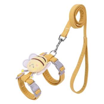 Cat leash anti-breakaway adjustable chain when going out