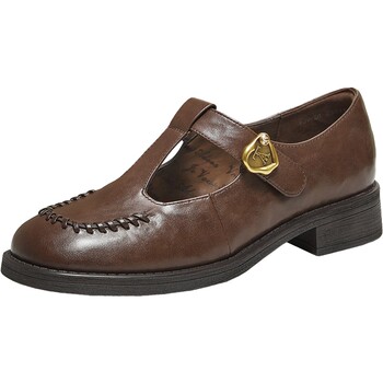 Tata his her love letter women's shoes winter new small leather shoes versatile fashion mary jane shoes single shoes 7jw20ca5