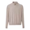 Super Worsted Wool Lapel Genuine Leather Warm Men's