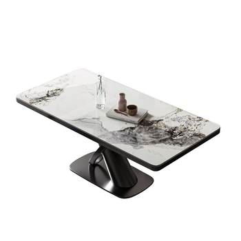 Tivara rectangular slate retractable dining table