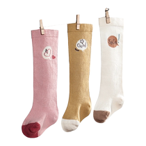 Kechao baby socks autumn and winter cotton socks newborn baby socks long knee socks thickened infant socks