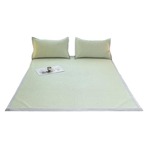 Summer ice bean mat ice silk mat summer straw mat student dormitory single mattress machine washable bed sheet