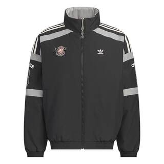 复古廓形宽松梭织双面穿运动保暖棉服男秋冬adidas阿迪达斯三叶草