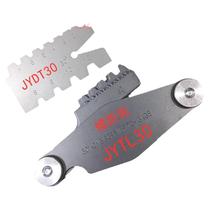 Jingyu complete set of pitch gauge trapezoidal thread template 30 degree JYTZ30 T-shaped thread number gauge Tr thread tool setting gauge