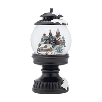 JARLL Christmas Snow House Snowflake Water Crystal Ball Music Box for girls and girls Childrens birthday Christmas present