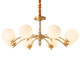 New magic bean living room chandelier French light luxury cream style