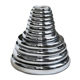 Pure iron large weight electroplated dumbbell plates 10 kg 5kg 1.25/20 small hole barbell plates steel cakes for men and women fitness