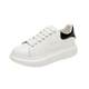 Casual white shoes, thick-soled sneakers for sports, increased height