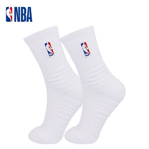 NBA篮球袜子毛巾底加厚运动袜50双
