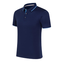 Quick-drying T-shirts custom-printed logo work clothes short-sleeved lapel work clothes custom-made cultural advertising shirts sports polo shirts