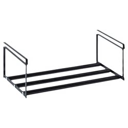 Retractable Shoe Rack, Home Shoe Cabinet with Layered Partitions, Shoe Holder with Hanging Basket, Easy-To-Install Storage Rack, Shoe Organizer