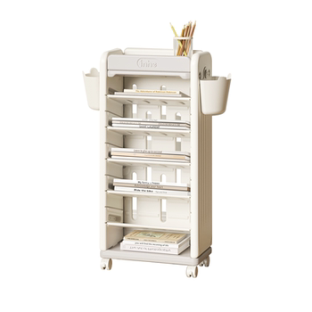 Yinghe children's bookshelf desktop movable household storage rack floor-standing and sorting simple cabinet baby storage tool
