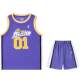 Jordan boys basketball set quick drying and breathable