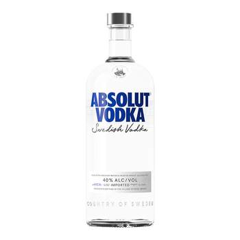 Absolut vodka imported from sweden