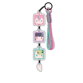 Zero delusion angel mobile phone pendant