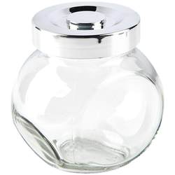 Food glass storage tank seasoning tank tea leaf can small glass bottle sealing tank with lid storage tank