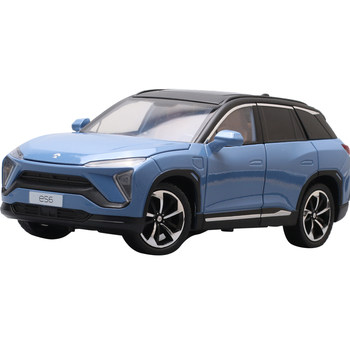 1:24 Nio Es6 Car Model Alloy New Energy Vehicle Model Simulation Children's Toy Car Boy's Ornament Collection