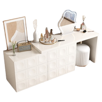 Pashaman cream style dressing table drawer and cabinet integrated small apartment modern minimalist bedroom dressing table bedside cabinet desk