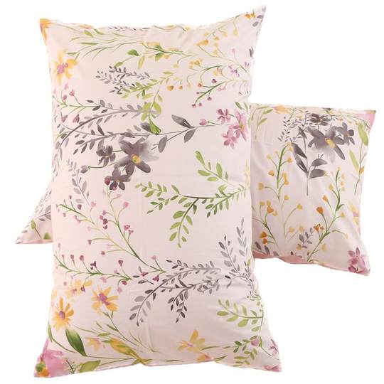 外贸纯棉60支长绒棉贡缎48x74单人双人全棉标准尺寸枕套袋定制做