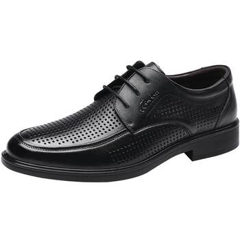 Golden monkey official flagship store summer breathable hollow leather shoes