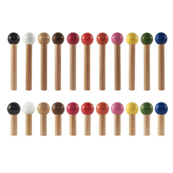 Solid wood hole board accessories match sticks wooden hole board storage shelf hook accessories wooden sticks match sticks