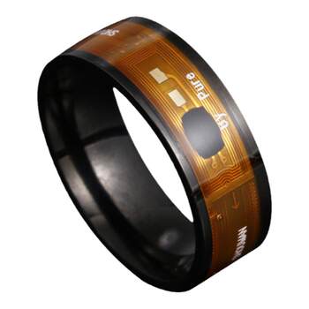 Universal ring equipped with x artifact that can store information chip