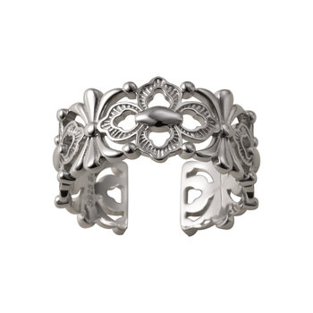 Plain picture ring 925 silver simple temperament versatile ring