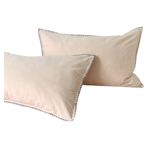 ins washed cotton pillowcases a pair of pure cotton household pillowcases 48cmx74cm single pillowcase liner