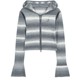 bosie 2024 ພາກຮຽນ spring ໃຫມ່ gradient hooded cardigan tops ແມ່ຍິງອະເນກປະສົງ