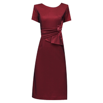 Summer wedding dress for mother-in-law 2024 new style female high-end festive festive and high-end skirt