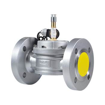 Flange thread gas emergency shutoff valve