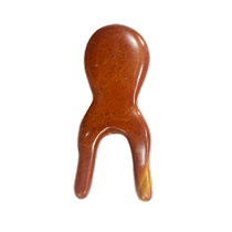 Si Bian Dong Sheng Si Bin Bian Stone Little Frog Natural Surabaya Red Bian Stone Beautiful Nose Device Nose Scraping Facial Pulling Tendons and Acupoints