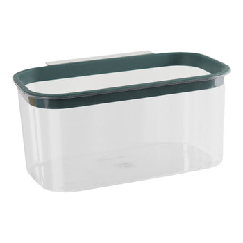 Kitchen trash can large capacity kitchen waste wall-mounted storage tank