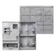 Zhengyi transparent plastic meter box single phase