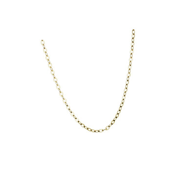14k gold ultra-fine k gold necklace adjustable clavicle chain