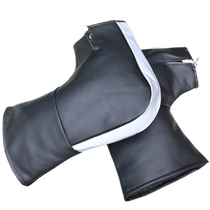 Electric motorcycle handlebar cover winter warm waterproof universal battery car gloves windshield thickened cotton hand guard for men and women