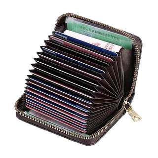 Sac antivol pour hommes et femmes, porte-cartes accordéon à fentes multiples