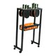 Floor standing table tennis racket badminton racket storage rack