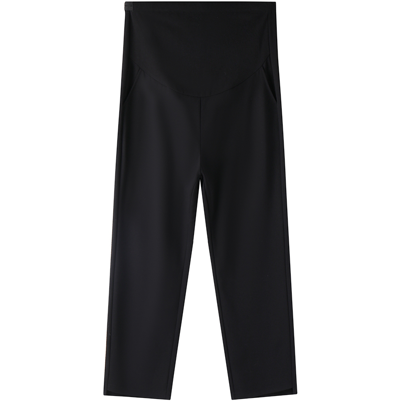 Ying's maternity wear straight casual pants black
