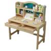 Solid wood liftable primary school children's desk writing table