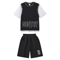 Zuoxi childrens clothing boys sports suit childrens quick-drying basketball uniform 2024 new childrens summer breathable two-piece set