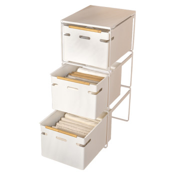 Wardrobe drawer-style clothing storage layered artifact