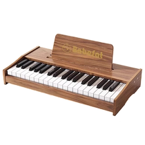 Un mini piano électronique en bois pour enfants peut jouer 37 clés Mise en route 1 1 fillette de 3 ans bébé instrumental jouet instrumental begonomy