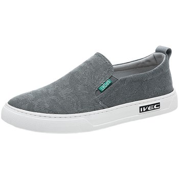 ເກີບຜູ້ຊາຍ 2024 Summer New Old Beijing Cloth Shoes Men's Casual Slip-On Lazy Canvas Shoes Men's Trendy Shoes