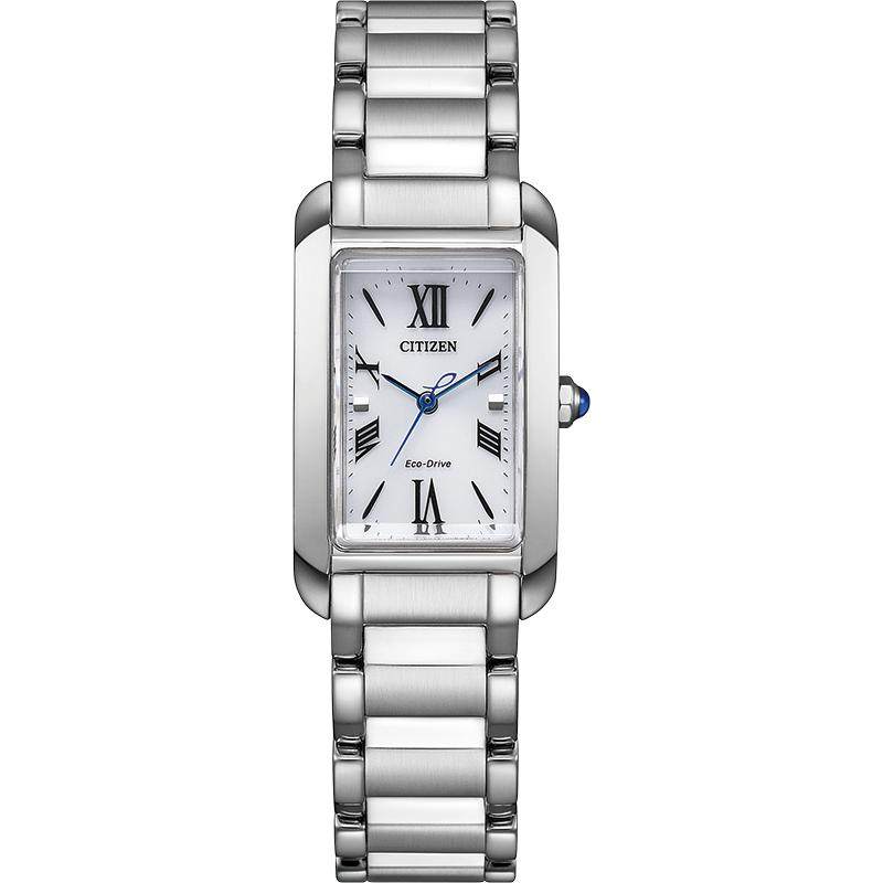 Citizen Hua Yu Feng Yin series mother-of-pearl square plate women's watch