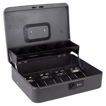Lockable storage box password lock iron box student cash box box portable large-capacity safe household small cashier