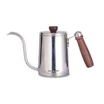 MKWAY STARCHEON OUTDOOR HAND FLUSH COFFEE MAKER Hanging Ear Long Mouth Slim mouth Kettle Stainless Steel Home Coffee Appliance Suit